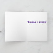 Carte de remerciements - Je pense que tu es GRÂCE (Intérieur)