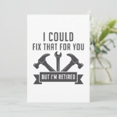 Carte De Remerciements Je Pourrais Réparer Ça Pour Vous (Debout devant)