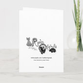 Carte De Remerciements Je préfère coudre ! (Dos)