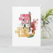 Carte De Remerciements Je Suis Peut-Être Vieille Mais J'Ai Compris Que Je (Debout devant)