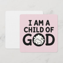 JE SUIS UN ENFANT DE DIEU | Cadeau de Baby Shower