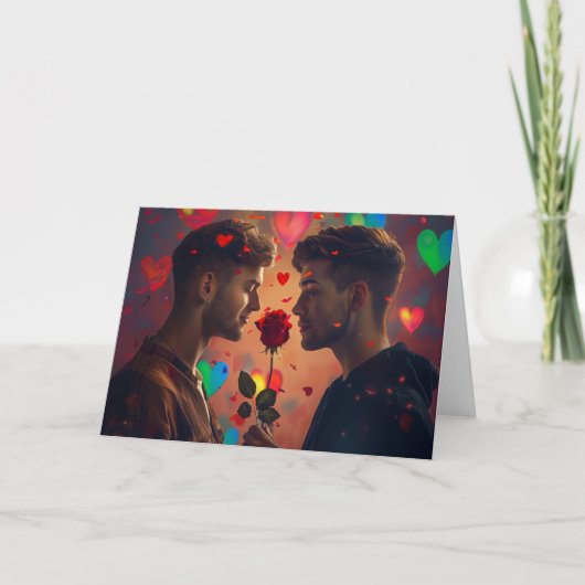 Carte De Remerciements Je t'aime Art numérique Imprimer (Devant)