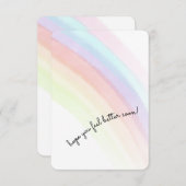 Carte De Remerciements J'espère que vous vous sentirez mieux bientôt (Devant / Derrière)