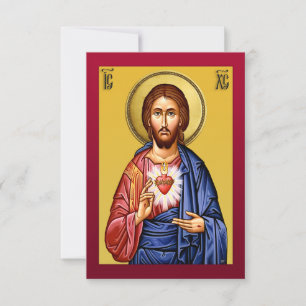 Carte De Remerciements Jésus-Christ fils de Dieu nouveau