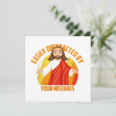 Carte De Remerciements Jésus drôle (Debout devant)