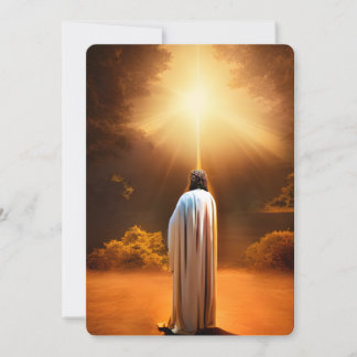 Carte De Remerciements Jésus prie à Gethsémani