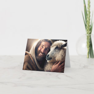 Carte De Remerciements Jesus the Good Shepherd Card