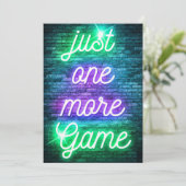 Carte De Remerciements Jeu de jeu juste un de plus (Debout devant)