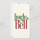 Carte De Remerciements Jingle Bell (Devant)