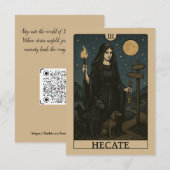 Carte De Remerciements JOAO fan art Hecate (Devant / Derrière)