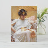 Carte De Remerciements John William Waterhouse - Cleopatra (Debout devant)
