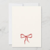 Carte De Remerciements Joli Baby shower rouge Vintage (Dos)