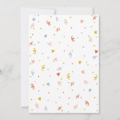 Carte De Remerciements Joli Chat  (Dos)