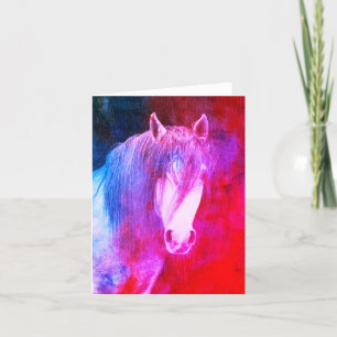 Carte De Remerciements Joli cheval