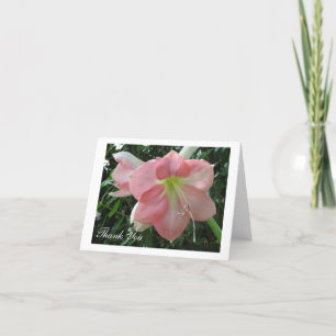 Carte De Remerciements Joli Lily Rose