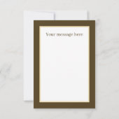 Carte De Remerciements Joli ours de fleurs ajouter un message (Dos)