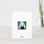 Carte De Remerciements Joli Petit Panda Cub (Dos)