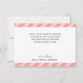 Carte De Remerciements Joli printemps floral (Dos)