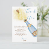 Carte De Remerciements Jolie fête d'anniversaire avec un brunch pétillant (Debout devant)