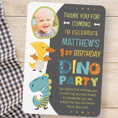 Carte De Remerciements Jolie fête d'anniversaire pour enfants avec des di