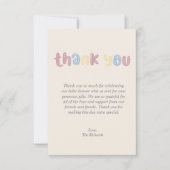 Carte De Remerciements Jote Boho Hello Little One Baby shower (Devant)