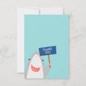 Carte De Remerciements Jote Requin Espèces Remplir (Dos)