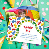 Carte De Remerciements Jouets pour garçons Amusement Transport Voiture Tr