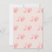 Carte De Remerciements Jour d'anniversaire de la Llama tout mignon (Dos)