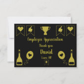 Carte De Remerciements Jour d'appréciation de l'employé (Devant)