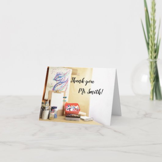 Carte De Remerciements Jour d'appréciation des enseignants de la classe A (Devant)