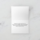 Carte De Remerciements Jour d'appréciation des enseignants de la classe A (Intérieur)