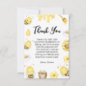 Carte De Remerciements Jour de Bee Anniversaire (Devant)