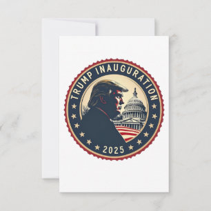 Carte De Remerciements Jour de l'investiture de Trump 2025 Fier Maga