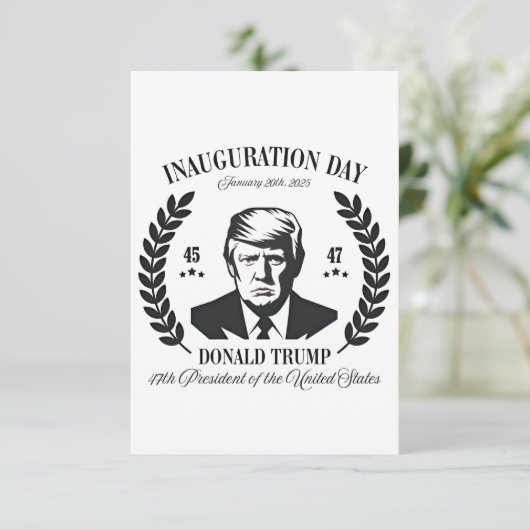 Carte De Remerciements Jour de l'investiture de Trump 2025 Fier Maga (Debout devant)