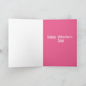 Carte De Remerciements Jour Doberman Pinscher Valentines (Intérieur)