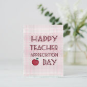Carte De Remerciements Journée d'appréciation de l'enseignant (Debout devant)
