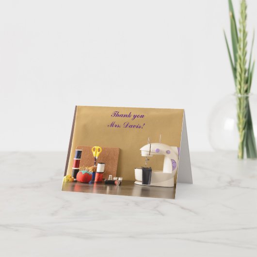 Carte De Remerciements Journée d'appréciation de l'enseignant en sciences (Devant)