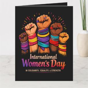 Carte De Remerciements Journée internationale des femmes 8 mars