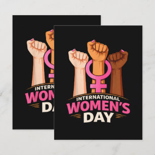 Carte De Remerciements Journée internationale des femmes 8 mars