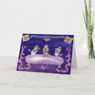 Carte De Remerciements "Joy!" Holiday Card