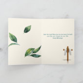 Carte De Remerciements Joyeuse journée baptismale - Actes 2:38 (Intérieur)