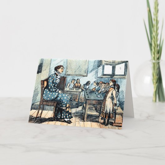 Carte De Remerciements Joyeuse Journée de reconnaissance des enseignants. (Devant)