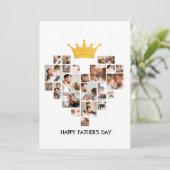 CARTE DE REMERCIEMENTS JOYEUSE JOURNÉE DU PÈRE (Debout devant)