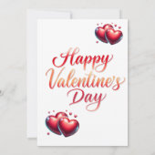 Carte De Remerciements Joyeuse Saint-Valentin (Dos)