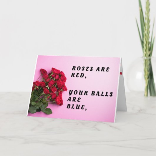 Carte De Remerciements Joyeuse vasectomie ! (Devant)