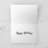 Carte De Remerciements Joyeuses Fêtes Cerf (Intérieur)