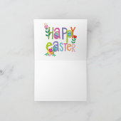Carte De Remerciements Joyeuses Pâques 