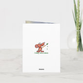 Carte De Remerciements Joyeux anniversaire belle Humming Bird (Dos)