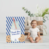 Carte De Remerciements Joyeux Anniversaire Cookie au Lait Chéri (Debout devant)