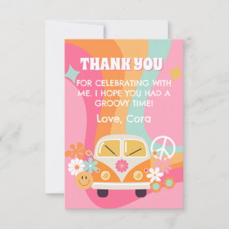 Carte De Remerciements Joyeux Anniversaire Groovy